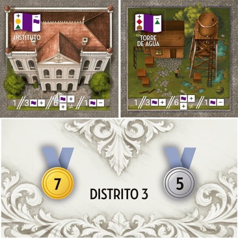 Between two cities: capitals expansion juego de mesa