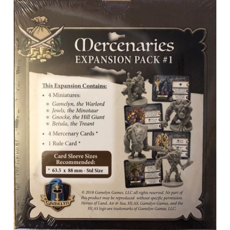 Heroes of Land, Air and Sea: mercenaries expansion pack 1 - expansión juego de mesa