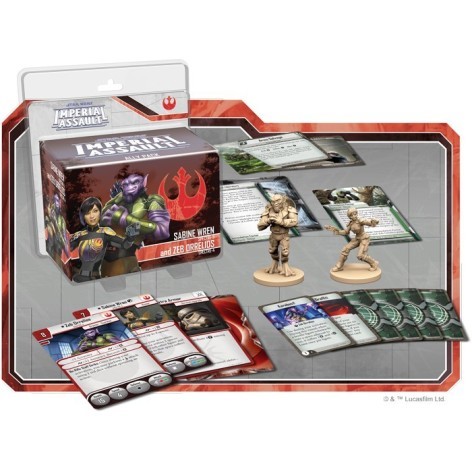 Star Wars Imperial Assault: Sabine Wren y Zeb Orellios Expansión juego de mesa 