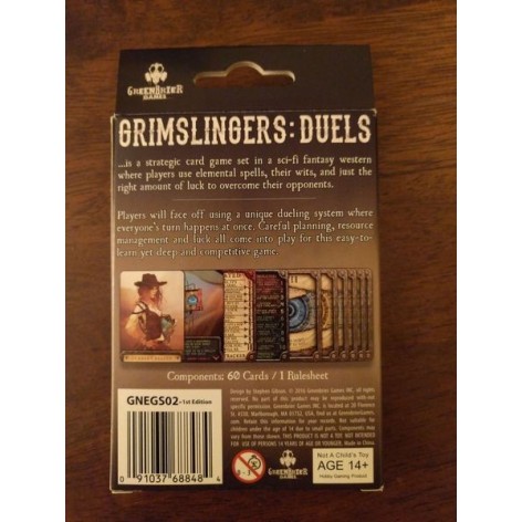 Grimslingers: duels - expansión juego de cartas