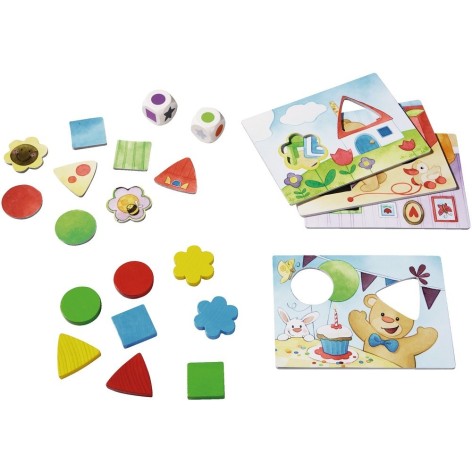 Mis primeros juegos: Teddy, Colores y Formas - Juego de mesa para niños de Haba
