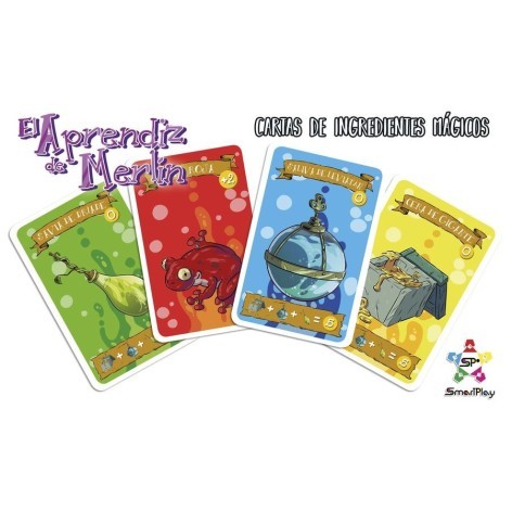 El Aprendiz de Merlin - juego de cartas para niños