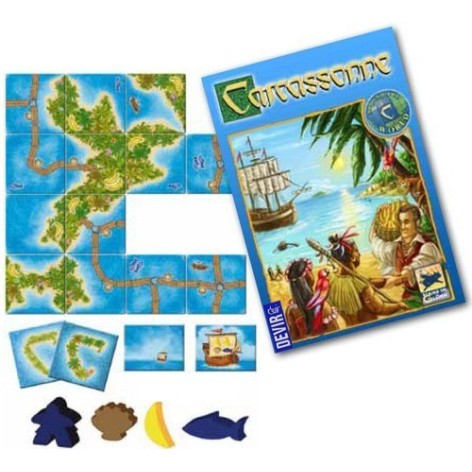 Carcassonne Mares del Sur juego de mesa