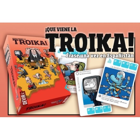 Que viene la Troika juego de cartas