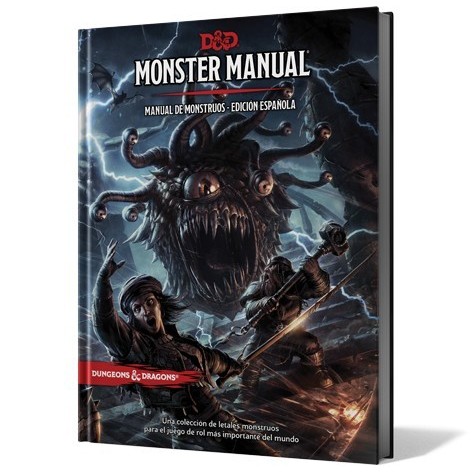 Dungeon and Dragons: Monster Manual - Manual de Monstruos edicion española - Suplemento de rol