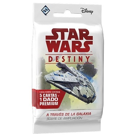 Star Wars Destiny. A Traves de la Galaxia: sobres de ampliacion