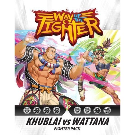 Way of the Fighter: Figther Pack Khublai vs Wattana - expansion juego de cartas