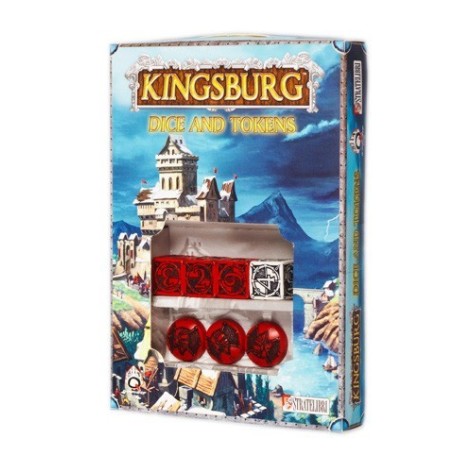 Kingsburg Red Dice and Tokens