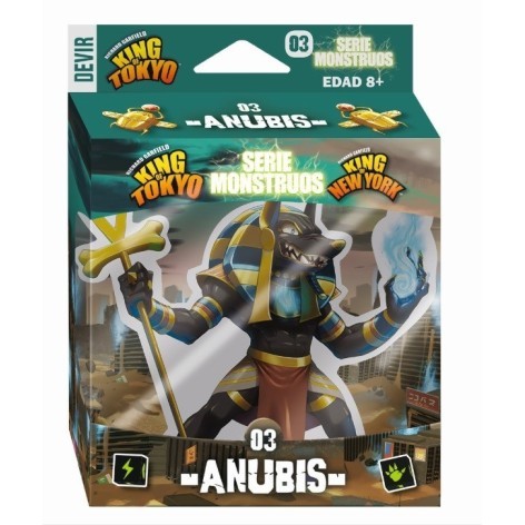 King of Tokyo: Anubis - serie de monstruos 3 - expansion juego de mesa