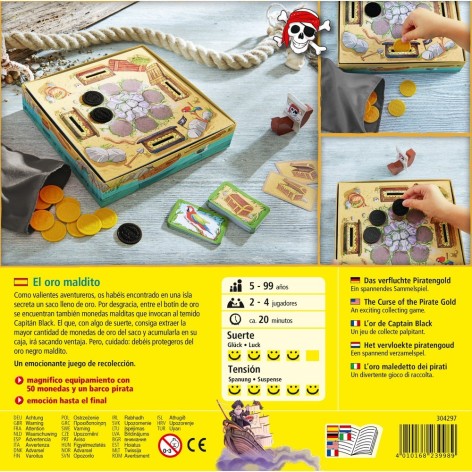 El Oro Maldito - juego de mesa para niños