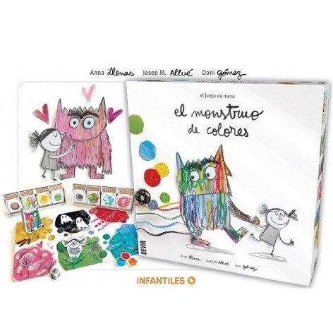 El Monstruo de Colores - juego de mesa para niños