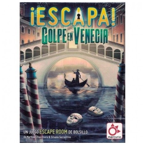 Escapa: Golpe en Venecia - juego de cartas