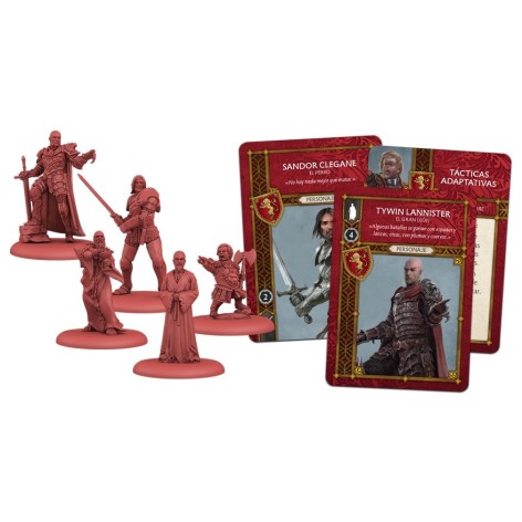 Juego de Tronos: Cancion de hielo y fuego el juego de miniaturas: Heroes Lannister I - expansion juego de mesa