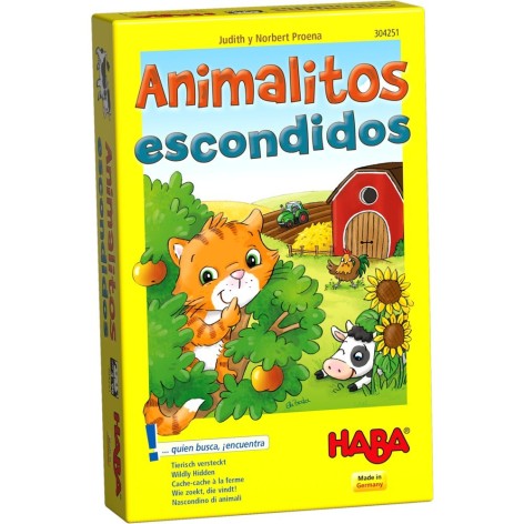 Animalitos Escondidos - juego de mesa para niños