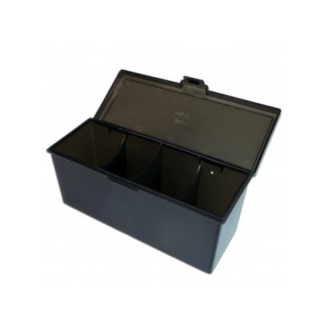 4 Compartment Storage Box Negro - accesorio juego de mesa