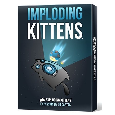 Exploding Kittens: Imploding Kittens - expansión juego de cartas