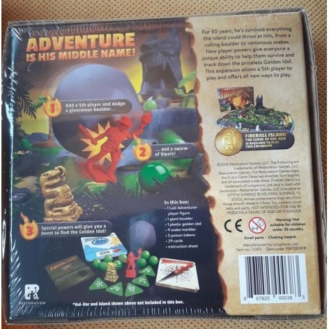 Fireball island: the curse of vul-kar - the last adventurer - expansión juego de mesa