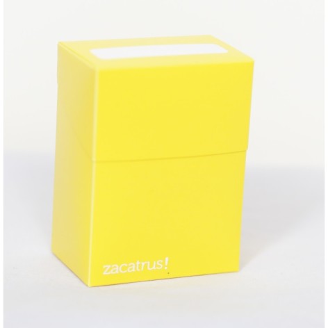 Deck Box Zacatrus Amarillo - accesorio juego de mesa