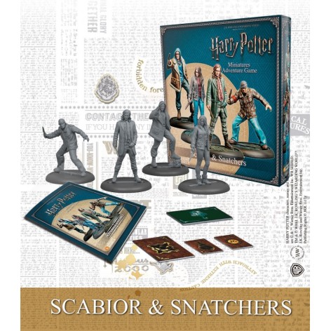 Harry Potter Miniatures Adventure Game: Scabior y Carroñeros - expansión juego de mesa