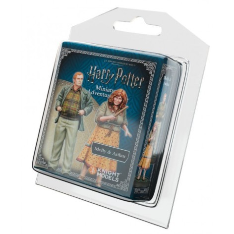 Harry Potter Miniatures Adventure Game: Molly y Arthur Weasley - expansión juego de mesa