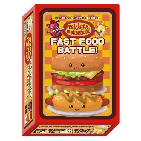 Catchup and Mousetard: Fast Food Battle - juego de cartas