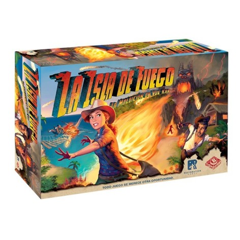 La Isla de Fuego: La Maldicion de Vul-Kar - juego de mesa