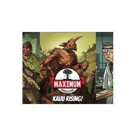 Maximum Apocalypse: Kaiju Rising - expansión juego de cartas