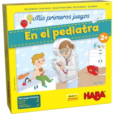 Mis primeros juegos: en el pediatra - juego de mesa para niños