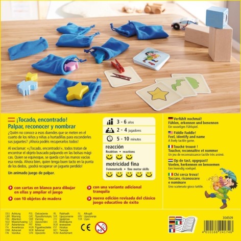 Tocado, encontrado - juego de mesa para niños