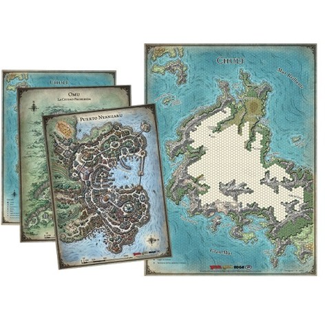 Dungeons and Dragons: Set de mapas de la Tumba de la Aniquilacion - suplemento de rol