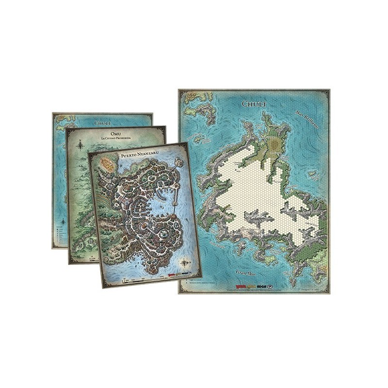 Dungeons and Dragons: Set de mapas de la Tumba de la Aniquilacion - suplemento de rol