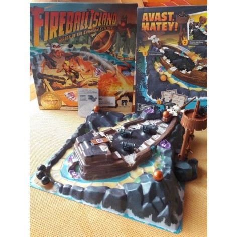 Fireball island: the curse of vul-kar - wreck of the crisom cutlass - expansión juego de mesa