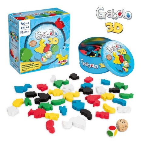 Grabolo 3D - juego de mesa para niños