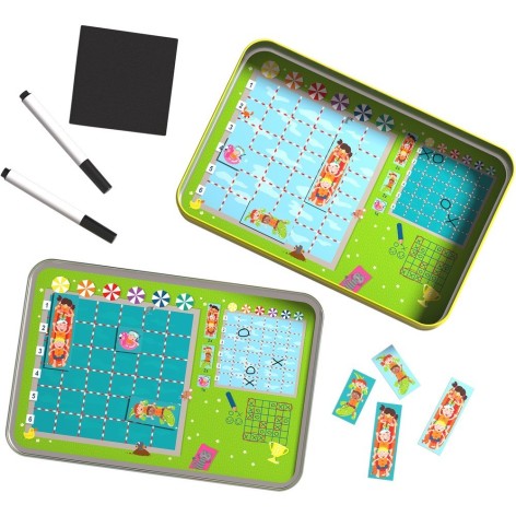 Colchonetas en la piscina - juego de mesa para niños