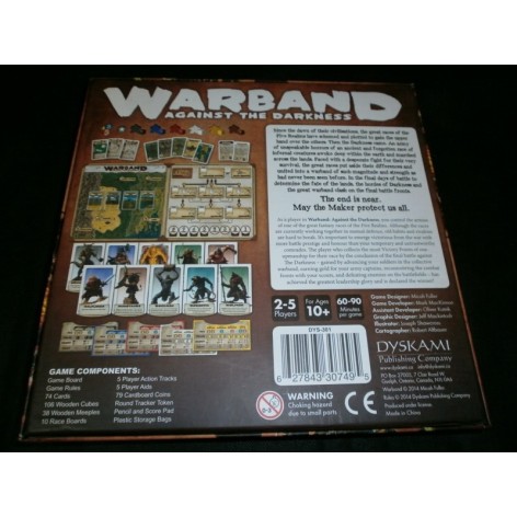 Warband: Against the Darkness + Expansion - Segunda Mano juego de mesa