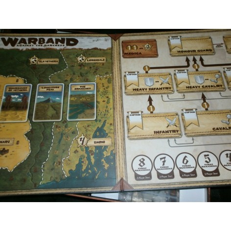 Warband: Against the Darkness + Expansion - Segunda Mano juego de mesa