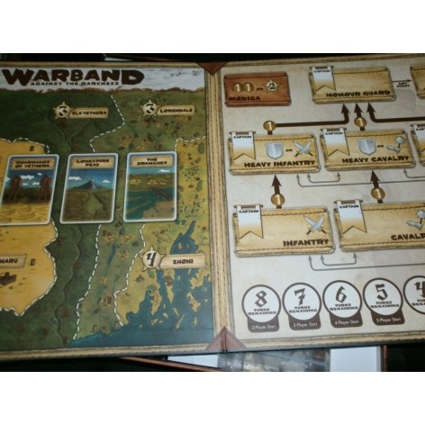 Warband: Against the Darkness + Expansion - Segunda Mano juego de mesa
