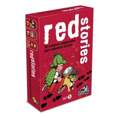Black Stories: Red Stories - juego de cartas