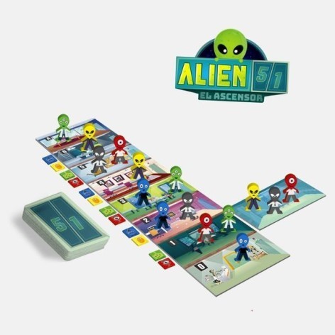 Alien 51: El ascensor - juego de mesa