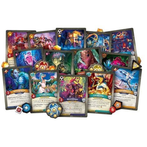 KeyForge: Mundos en Colision Caja de inicio para dos jugadores - juego de cartas