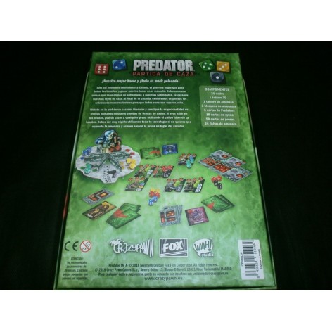 Predator: Partida de Caza - juego de mesa