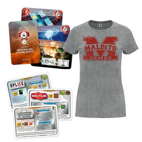 Terraforming Mars y Anachrony: Cartas promos + Camiseta de regalo