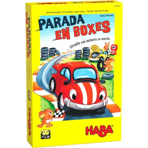 Parada en Boxes - juego de mesa para niños