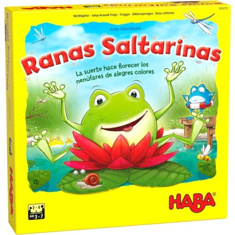 Ranas Saltarinas - juego de mesa para niños