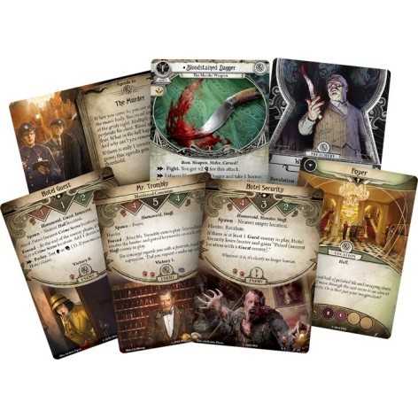 Arkham Horror: Asesinato en el hotel Excelsior - expansion juego de cartas