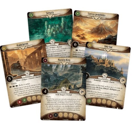 Arkham Horror: La busqueda de Kadath - expansión juego de cartas