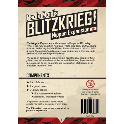 Blitzkrieg + expansion Nipona - juego de mesa