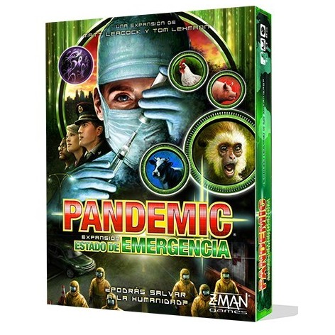 Pandemia Estado de Emergencia - expansión juego de mesa