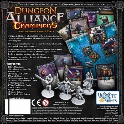 Dungeon alliance: Champions - expansión juego de mesa