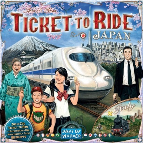 Aventureros al tren: Japon - Italia - expansión juego de mesa